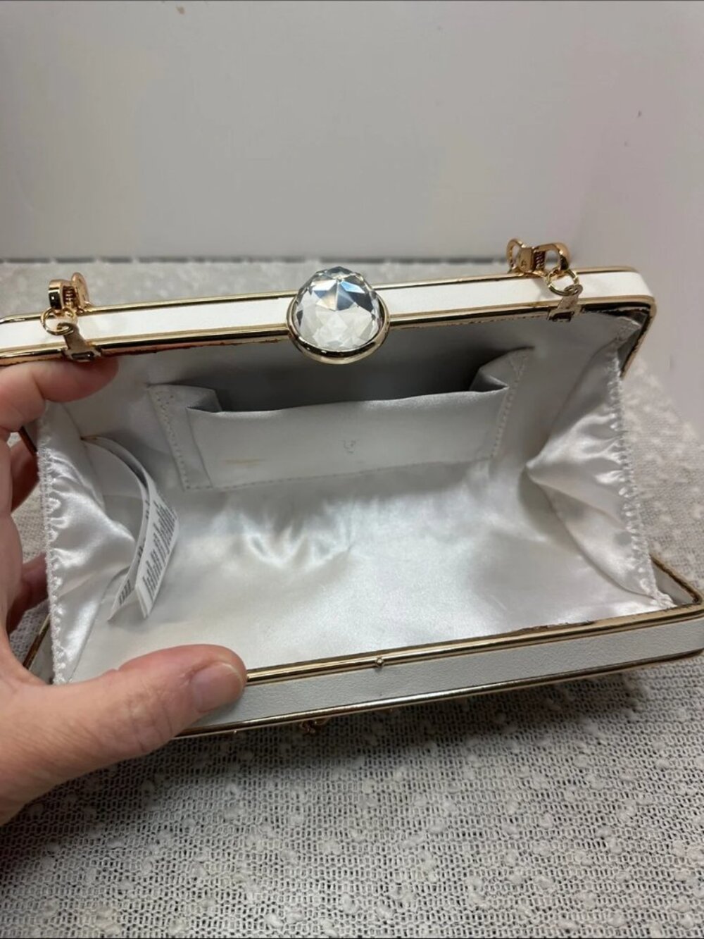 ALDO Las Vegas Miss 2 Mrs Wedding Bridal Clutch Purse Handbag - Picture 3 of 13
